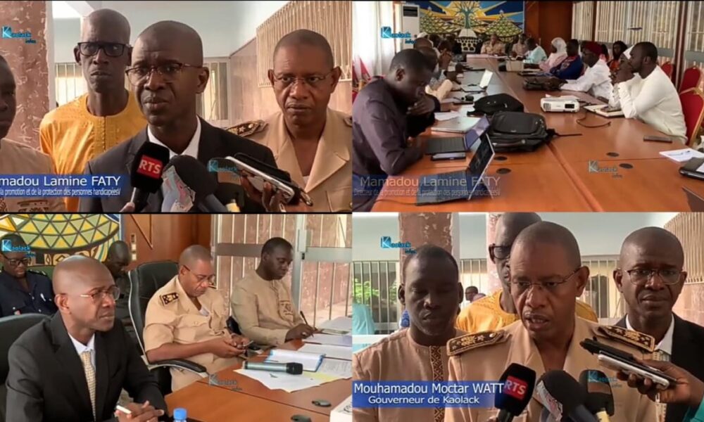 Hamdicap Rto Kaolack: Le comité régional multisectoriel de gestion du handicap et d ...